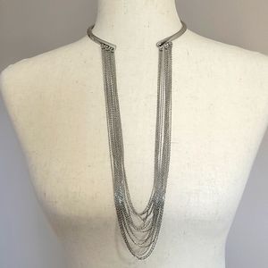 Scoop Silver Necklace